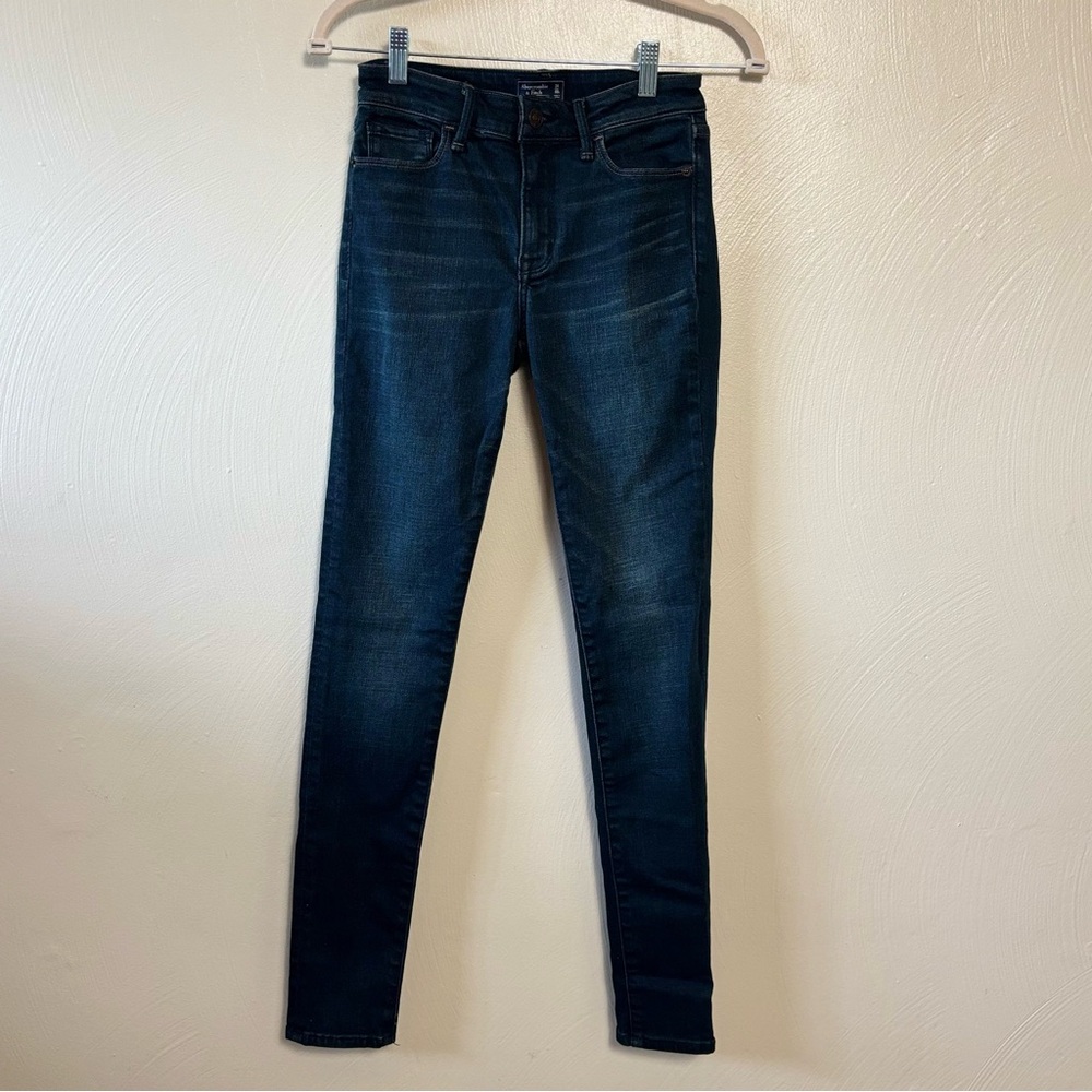 Abercrombie‎ & Fitch Women’s Jeans Harper Super Skinny Dark Wash Stretch Size 00